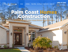 Tablet Screenshot of palmcoastconstruction.com